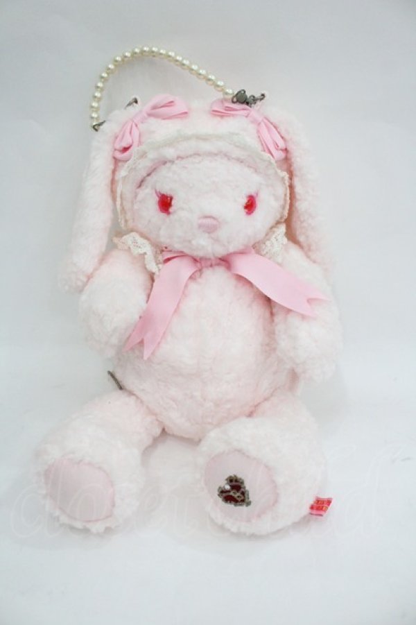 画像1: BABY,THE STARS SHINE BRIGHT / うさくみゃリュックミニ  ピンク I-26-04-01-127-BA-BG-SA-ZI (1)