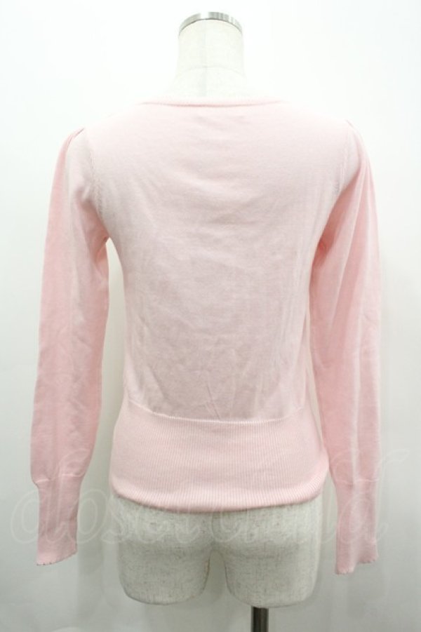 画像2: Emily Temple cute / 薔薇レースカーディガン  ピンク I-26-04-01-013-ET-TO-TE-ZI (2)