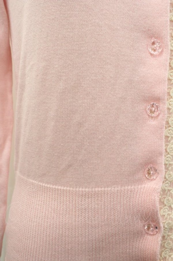画像3: Emily Temple cute / 薔薇レースカーディガン  ピンク I-26-04-01-013-ET-TO-TE-ZI (3)