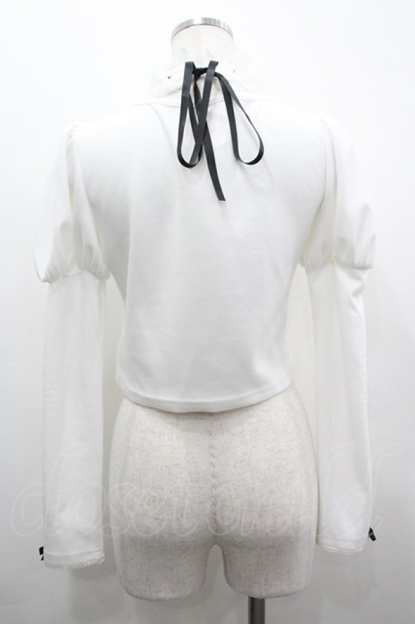 画像2: AVENCHUMU / Love heart's cake angel choker t-shirt  白 I-26-04-01-020-LO-TO-TE-ZI (2)