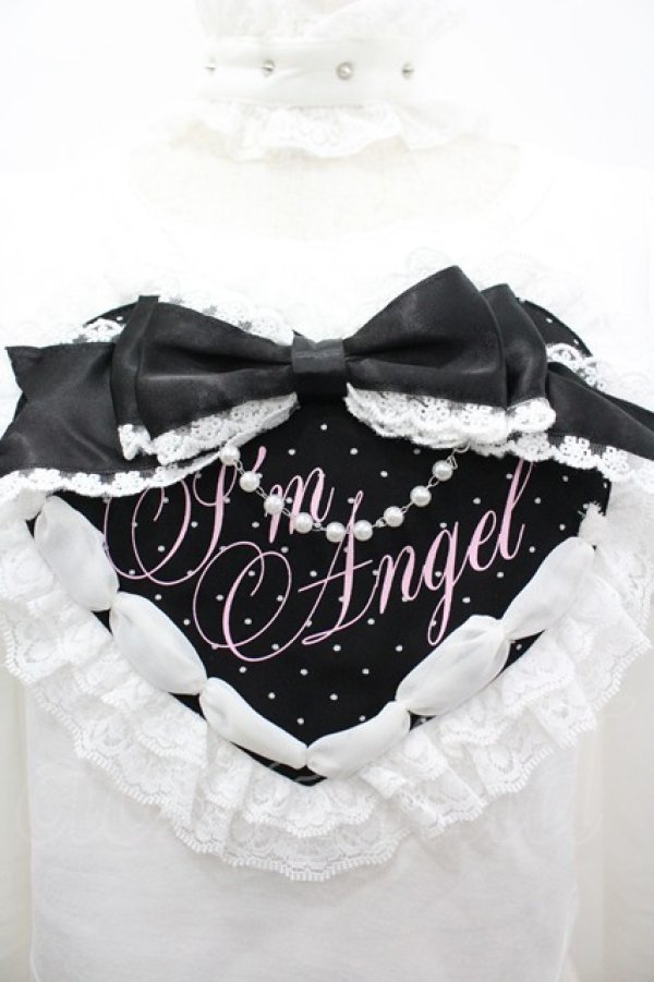 画像3: AVENCHUMU / Love heart's cake angel choker t-shirt  白 I-26-04-01-020-LO-TO-TE-ZI (3)