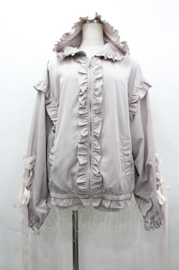 画像1: NOEMIE / うさ耳リボンスピンドルブルゾン  ピンク I-26-04-01-022-LO-JA-SA-ZI (1)