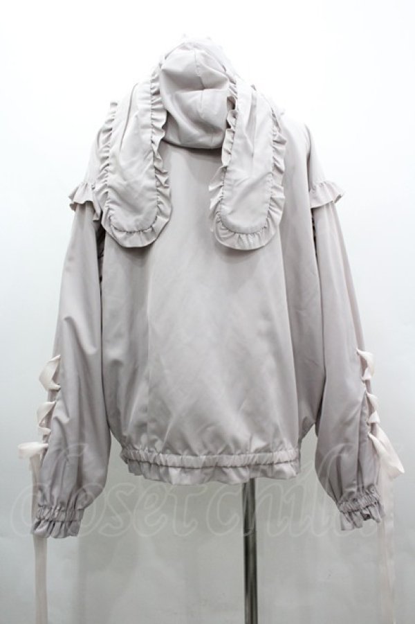 画像2: NOEMIE / うさ耳リボンスピンドルブルゾン  ピンク I-26-04-01-022-LO-JA-SA-ZI (2)