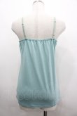 画像2: axes femme / ビジュー使いキャミソール M ミント I-26-04-01-025-AX-TO-TE-ZI (2)