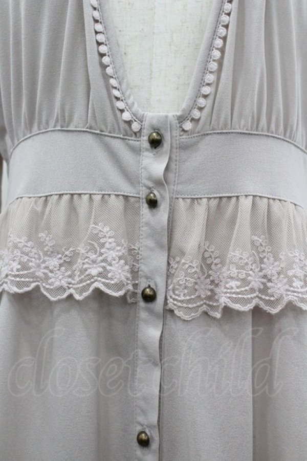 画像3: axes femme / 透けレースロングカーディガン M アワピンク I-26-04-01-026-AX-TO-TE-ZI (3)