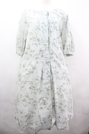 画像: Ph Blue / フラワーチュニックワンピース  サックス I-26-04-03-034-LO-OP-SA-ZI