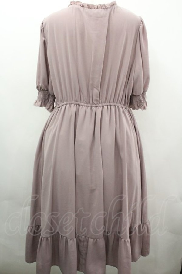 画像2: m petit by misako / AMレースアップワンピース 3L ピンク I-26-04-03-036-LO-OP-SA-ZI (2)