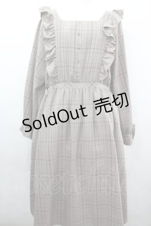 画像: m petit by misako / チェックワンピース 3L ブラウン I-26-04-03-037-LO-OP-SA-ZI