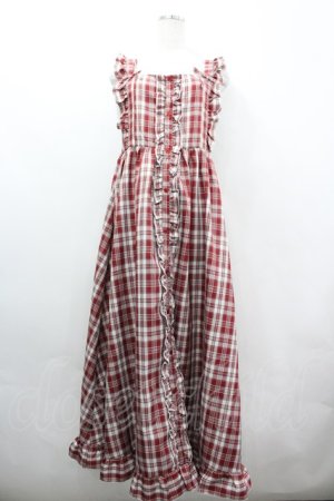 画像: FLC / ジャンパースカート L レッド I-26-04-03-042-LO-OP-SA-ZI