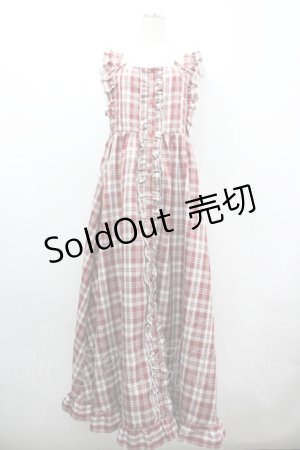 画像: FLC / ジャンパースカート L レッド I-26-04-03-042-LO-OP-SA-ZI