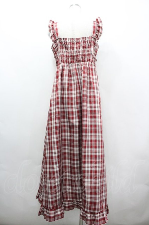 画像2: FLC / ジャンパースカート L レッド I-26-04-03-042-LO-OP-SA-ZI (2)