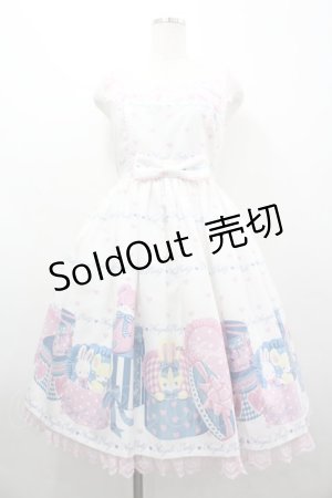 画像: Angelic Pretty / Lovely Toyboxジャンパースカート  白 I-26-04-03-052-AP-OP-TE-ZI