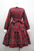 画像2: axes femme kawaii / タータンチェックワンピース M レッド I-26-04-03-058-AX-OP-SA-ZI (2)