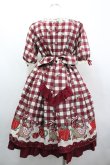 画像2: axes femme kawaii / ベリーズピクニックワンピース M レッド I-26-04-03-059-AX-OP-SA-ZI (2)