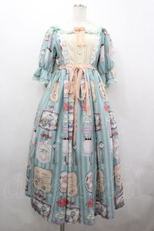 画像: axes femme kawaii / ティティ×ベアファミリーワンピース M ミント I-26-04-03-060-AX-OP-SA-ZI