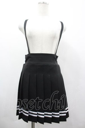 画像: MA*RS / ラインプリーツスカート  黒 I-26-04-03-067-EL-SK-TE-ZI