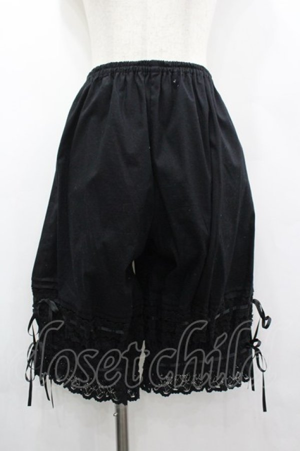 画像1: ALICE and the PIRATES / はしごリボンドロワーズ  黒 I-26-04-03-072-PA-PA-SA-ZI (1)