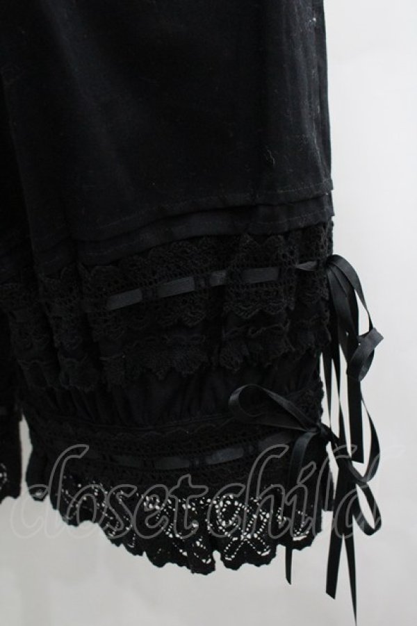 画像3: ALICE and the PIRATES / はしごリボンドロワーズ  黒 I-26-04-03-072-PA-PA-SA-ZI (3)