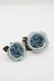 画像1: WONDERFUL WORLD / ローズブローチ  ブルー I-26-04-03-082-LO-ZA-SA-ZI (1)