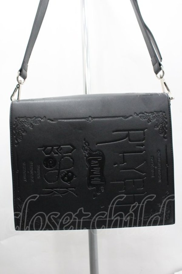 画像1: Frogic Studio / BOOK型ショルダーバッグ  黒 I-26-04-03-084-LO-BG-SA-ZI (1)