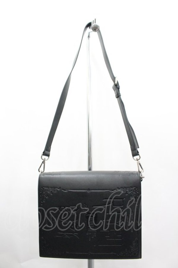 画像3: Frogic Studio / BOOK型ショルダーバッグ  黒 I-26-04-03-084-LO-BG-SA-ZI (3)