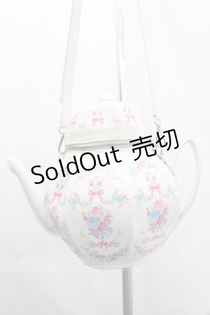 画像: LOLITA / ティーポットショルダーバッグ  白 I-26-04-03-085-LO-BG-TE-ZI