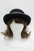 画像2: Na+H / ボーラーハット  黒 I-26-04-03-092-PU-AC-SA-ZI (2)