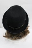 画像3: Na+H / ボーラーハット  黒 I-26-04-03-092-PU-AC-SA-ZI (3)