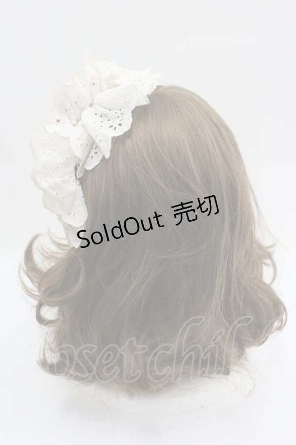 画像3: corgi-corgi / レースヘッドドレス風カチューシャ  アイボリー I-26-04-03-095-GO-AC-SA-ZI (3)