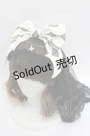 画像: Angelic Pretty / Ghost Night Bride カチューシャ  アイボリー I-26-04-03-097-AP-AC-TE-ZI