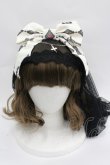 画像2: Angelic Pretty / Ghost Night Bride カチューシャ  アイボリー I-26-04-03-097-AP-AC-TE-ZI (2)