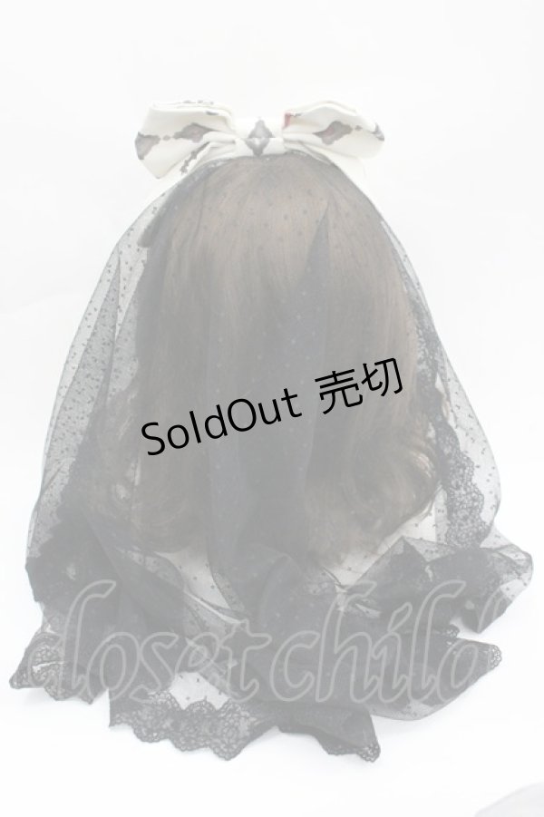 画像3: Angelic Pretty / Ghost Night Bride カチューシャ  アイボリー I-26-04-03-097-AP-AC-TE-ZI (3)