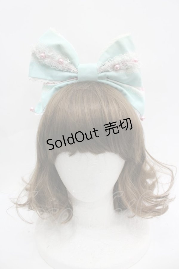 画像1: Angelic Pretty / きまぐれバニラちゃんカチューシャ  ミント I-26-04-03-099-AP-AC-SA-ZI (1)