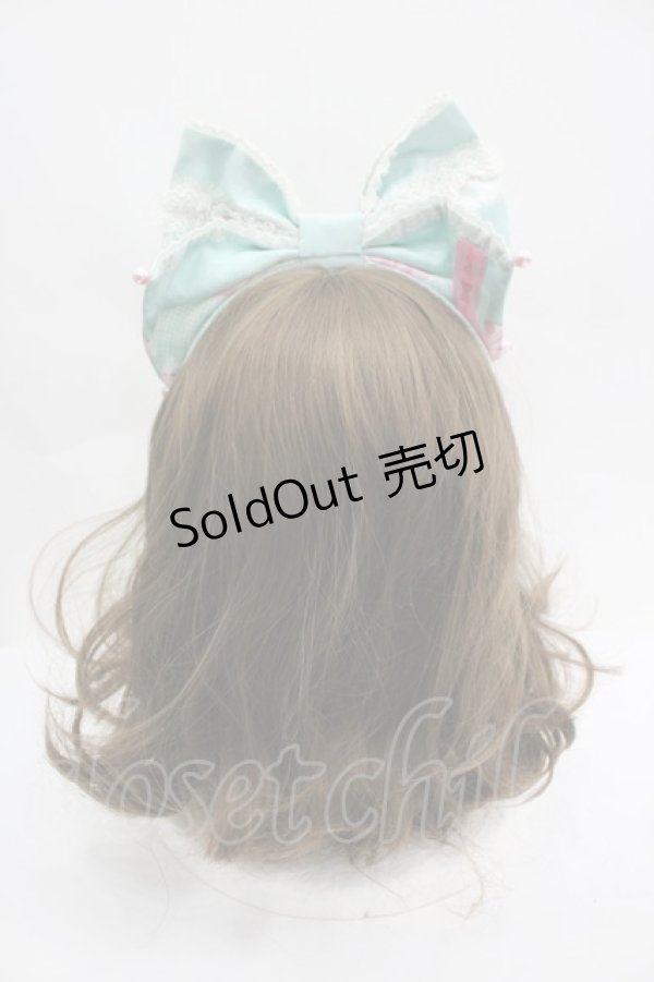 画像2: Angelic Pretty / きまぐれバニラちゃんカチューシャ  ミント I-26-04-03-099-AP-AC-SA-ZI (2)