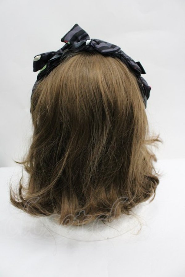 画像3: metamorphose / シトロンソーダヘッドドレス風カチューシャ  ブラック I-26-04-03-101-ME-AC-SA-ZI (3)