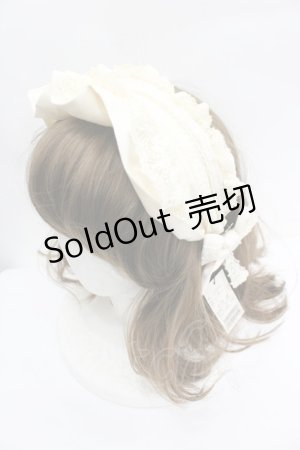 画像: Innocent World / はしごレースフリルカチューシャ  アイボリー I-26-04-03-106-IW-AC-SA-ZI