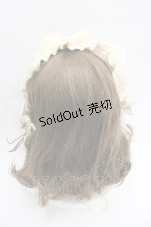 画像3: Innocent World / はしごレースフリルカチューシャ  アイボリー I-26-04-03-106-IW-AC-SA-ZI (3)