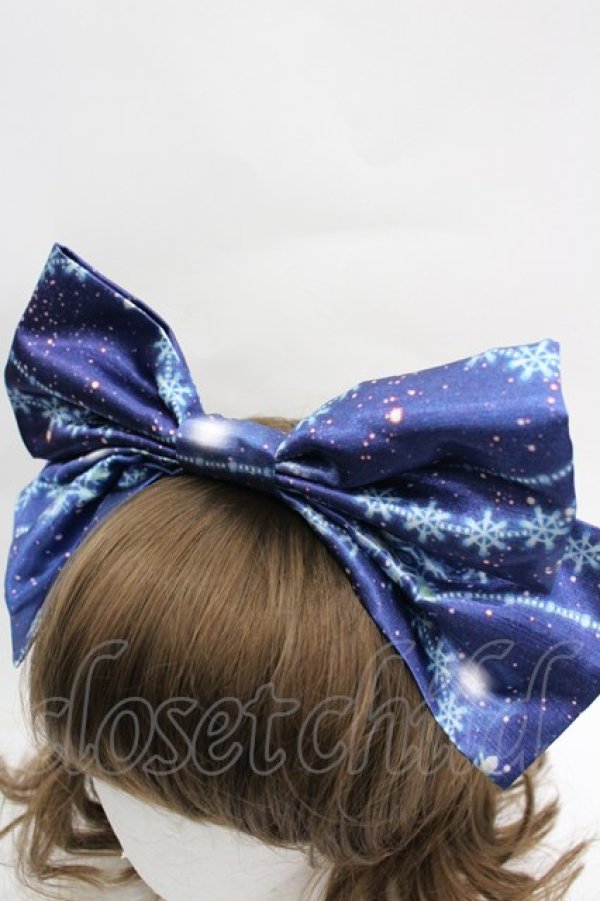 画像3: Royal Princess Alice / Twinkle Snow Crystalカチューシャ  ネイビー I-26-04-03-111-LO-ZA-SA-ZI (3)