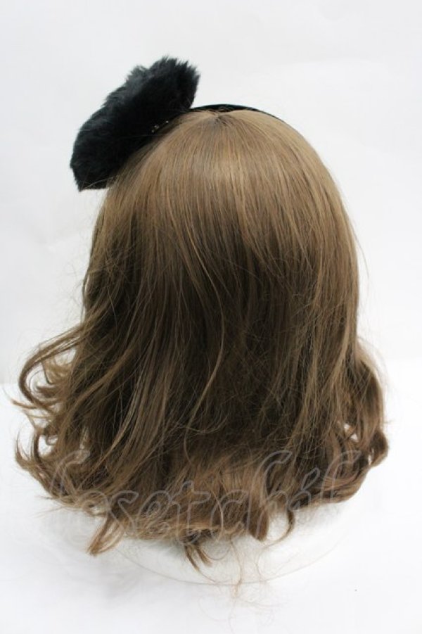 画像3: MILK / HATベビーパフカチューシャ  ブラック I-26-04-03-113-ML-AC-SA-ZI (3)