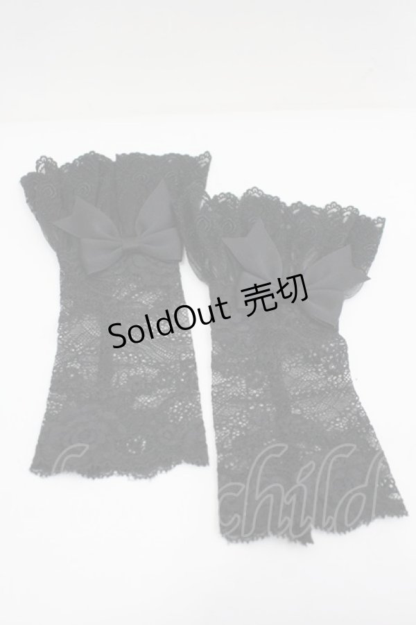 画像1: Mary Magdalene / リボン付レースカフス・ロング  ピンク I-26-04-03-117-CL-ZA-SA-ZI (1)