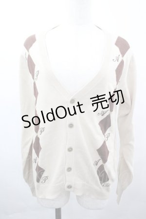 画像: ALICE and the PIRATES / アーガイルカーディガン  ベージュ I-26-04-03-015-PA-TO-SA-ZI