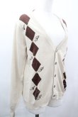 画像3: ALICE and the PIRATES / アーガイルカーディガン  ベージュ I-26-04-03-015-PA-TO-SA-ZI (3)