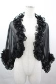 画像1: Na+H / シフォンボレロ  黒 I-26-04-03-019-PU-TO-SA-ZI (1)