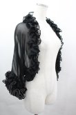 画像3: Na+H / シフォンボレロ  黒 I-26-04-03-019-PU-TO-SA-ZI (3)
