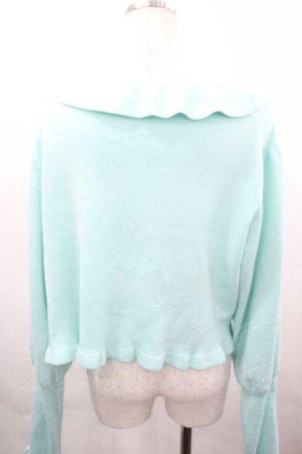 画像2: CHIP CLIP / 五月アイ/フリルカーディガン 4L ミント I-26-04-03-021-PU-TO-TE-ZI (2)