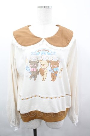 画像: CHIP CLIP / 五月アイ プルオーバー L ブラウン I-26-04-03-022-PU-TO-SA-ZI