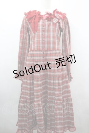 画像: PINK HOUSE / PINK HOUSE×misako aoki チェックワンピース  赤チェック I-26-04-03-032-LO-OP-SA-ZI