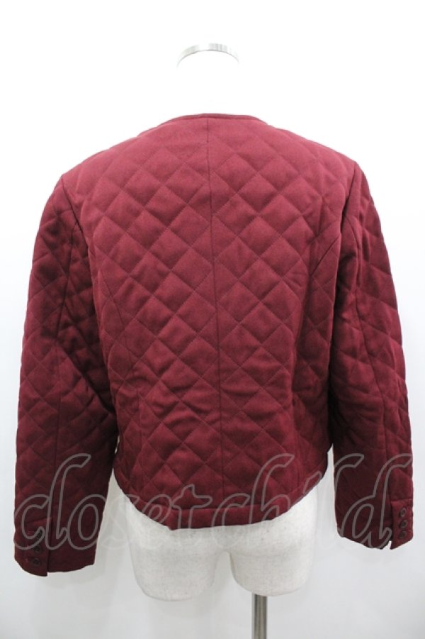 画像3: PINK HOUSE / リサイクルウーリッシュツイルジャケット  ボルドー I-26-04-06-031-LO-JA-SA-ZI (3)