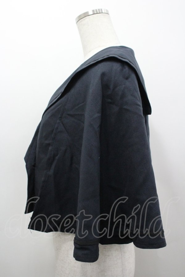 画像2: Kurumi Collaboration / マリンアカデミアケープ M 黒 I-26-04-06-035-GO-JA-SA-ZI (2)