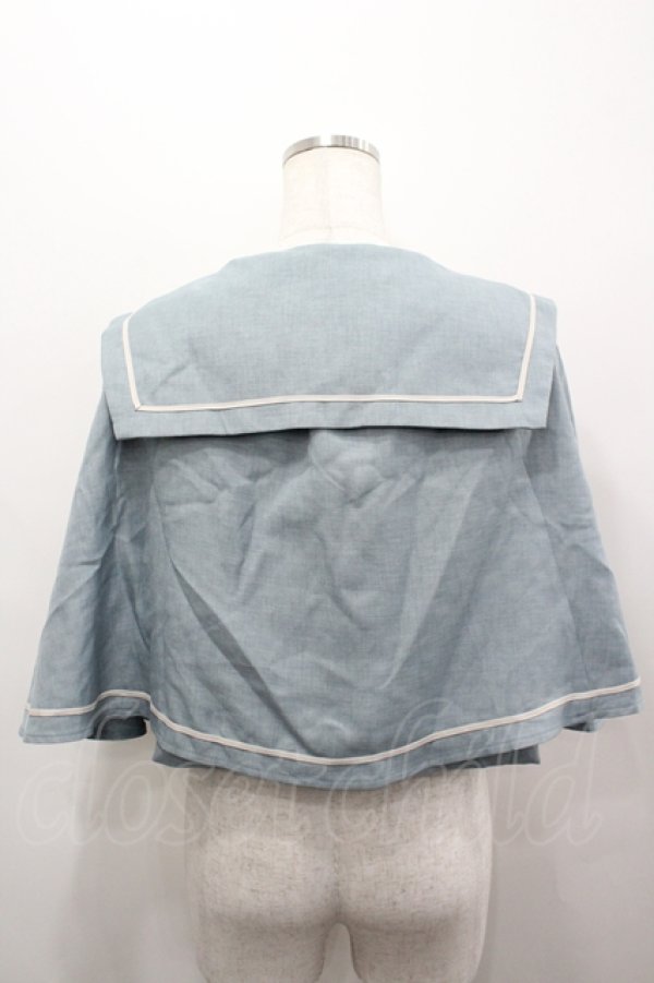 画像3: Kurumi Collaboration / マリンアカデミアケープ M ブルー I-26-04-06-036-GO-JA-SA-ZI (3)